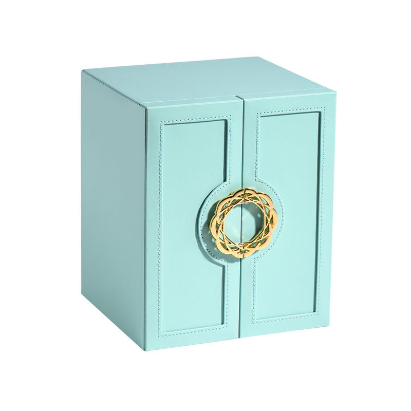 Large jewelry box with 5 drawers-tiffany_blue