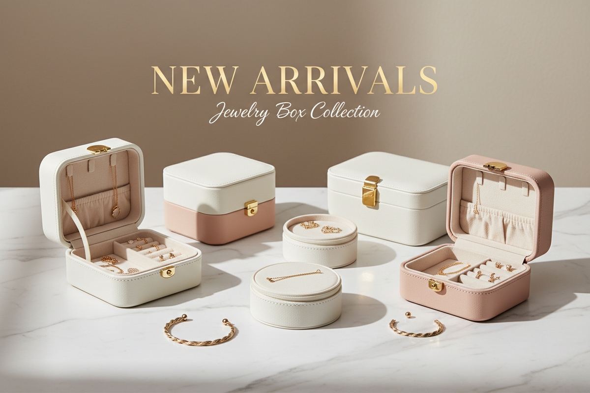 New arrivals jewelry organizers and elegant storage boxes for modern everyday use