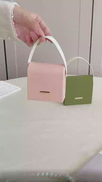 Mini Handbag Jewelry Box for Women – Portable Travel Jewelry Organizer, Small Gift Case